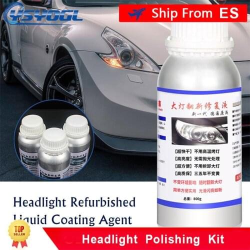 800g Car Headlight Polish Repair Kit Headlight Refurbished Liquid Coating Agent Auto Car Headlight Repair Tool Car Maintenance