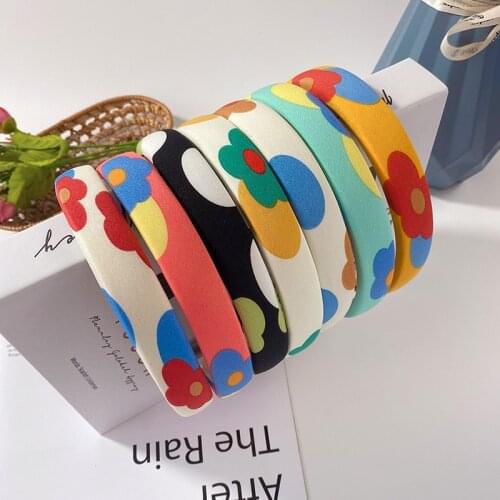 New Women Girls Cute Candy Colors Sponge Hairbands Sweet Hair Holder Headband Hair Hoop Fashion Hair Accessories