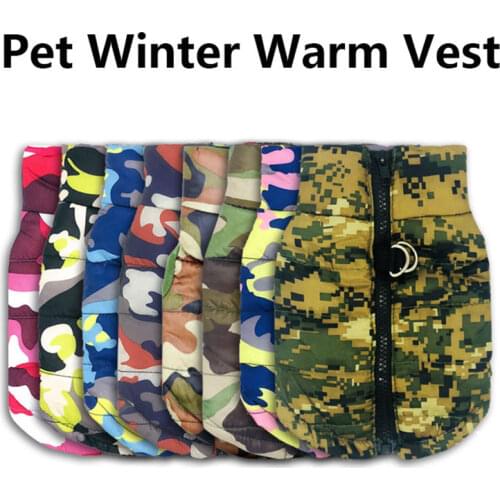 Mult Colors Camouflage Cosplay Dog Costumes Waterproof Halloween Decoration Winter Warm Pet Outdoor Coat Vest For French Bulldog
