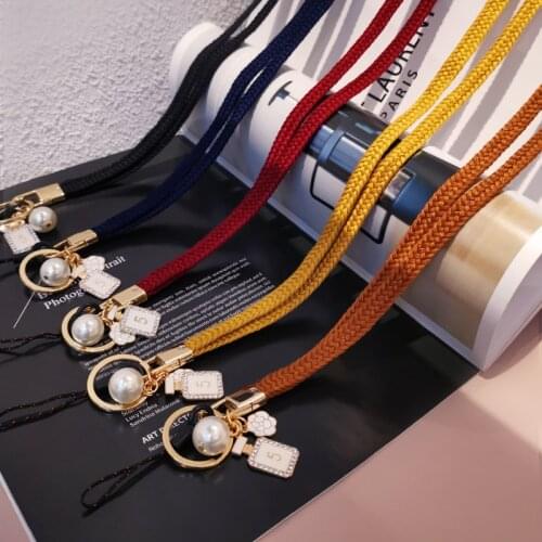 Mobile Phone Straps Anti-lost Lanyard Neck Strap Hanging Neck Rope Metal Clip ForHuawei Foriphone ForXiaomi Phone Strap