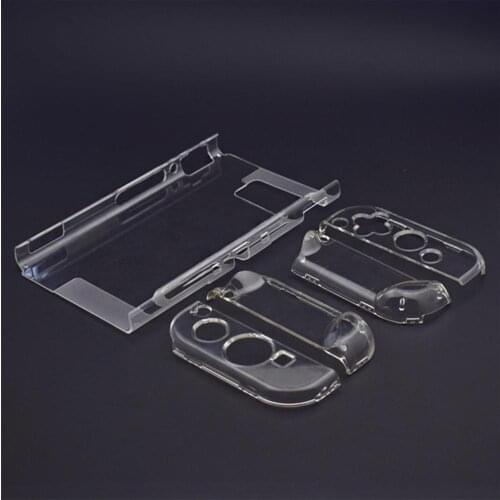 Detachable Crystal PC Transparent Case For Nintend Nintend Switch NS NX Cases Hard Clear Back Cover Shell Coque Ultra Thin Bag