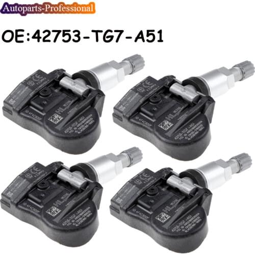 4 pcs/lot New High Quality TPMS Tire Pressure Sensor For 2016-2017 Honda Pilot 42753-TG7-A51 42753TG7A51 car accessories