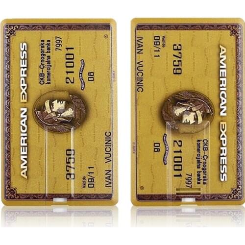 100% Real capacity Credit American express cards style USB flash drive memory stick Pen drive 4GB8GB16GB32GB 4colors u disk