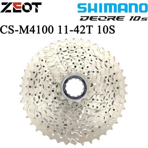 Shimano Deore M4100 10 Speed Bike Cassette M6000 M4100 CS-M4100 10S 10V SLX XT MTB Mountain Bicycle Freewheel 42T 46T