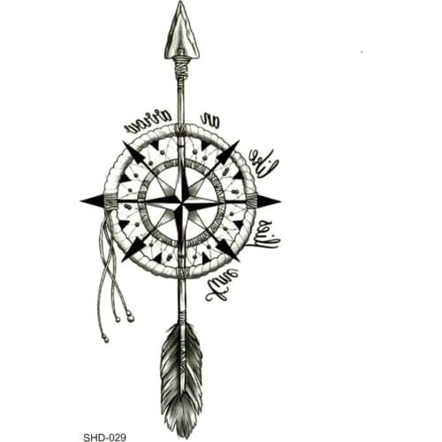 Three styles Cross Rose Flower Waterproof Temporary Tattoos Men Fake tattoo Beauty Birds Fake Tattoo Tatuagem Temporary Tatoos