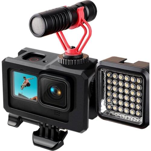 Aluminum Alloy Protective Cover For GoPro Hero 9 Frame Shell Housing Case For Go Pro Hero9 Action Camera Accessories