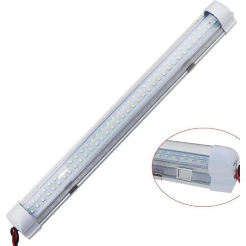Car LED Cab Reading Light Interior Light 12-85V Van Large Truck Tube Cab Reading White Touring Country Vehicle Light