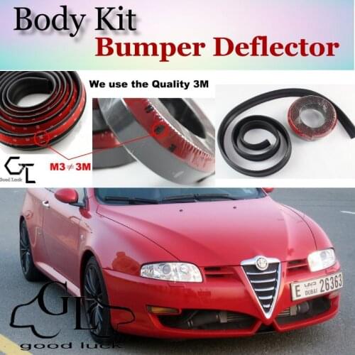 Bumper Lip Deflector Lips For Alfa Romeo GT AR 2003~Onwork Front Spoiler Skirt For TOPGEAR Friends Car Tuning / Body Kit / Strip
