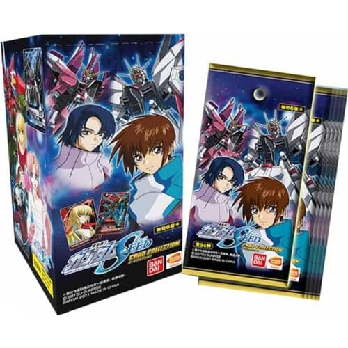 BANDAI Gundam SEE Card Games Children Anime Character Collection Kids Gift Playing Toy