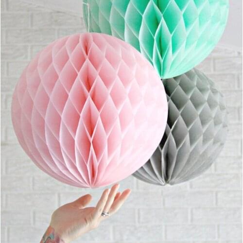 15cm/20cm Paper Lantern Honeycomb Ball Wedding Decoration Birthday Party Decorations Kids Home Decors Baby Shower Party Supplies