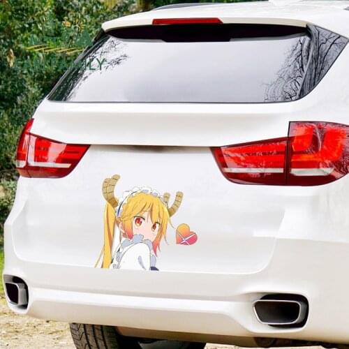 EARLFAMILY 26cm x 25cm for Shy Tohru Cute Anime Japanese Car Stickers Vinyl Kids Room Family Suitcase Decals DIY Decoration
