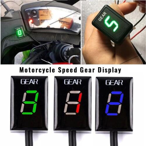Gear Indicator For Kawasaki ER6N Z1000SX Ninja400 Z1000 Z800 Z750 Versys 650 Z650 ZX6R Motorcycle Speed Display Meter