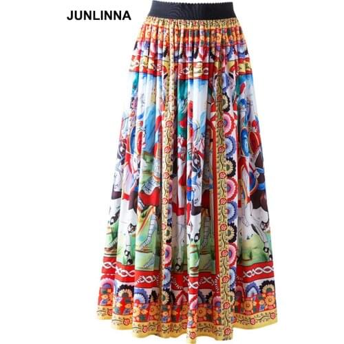 JUNLINNA High Waist Skirts For Women