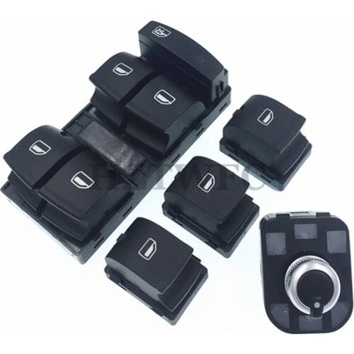 New Power Window Mirror Switch Button For AUDI A6 S6 C6 RS6 A6 Allroad Quattro A3 Q7 4F0 959 851 4F0 959 855 4F0959565