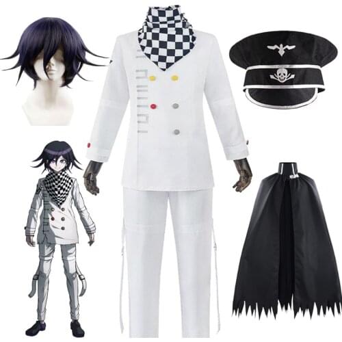 Anime Danganronpa V3 Kokichi Oma Cosplay Costume President Oma Cosplay Cloak Set