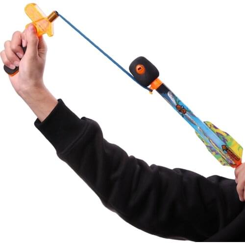 Flying Slingshot Child Outdoor Toy Rocket Screaming Whistle Sky Missile Toy Child Boy Girl Toy Game Gift