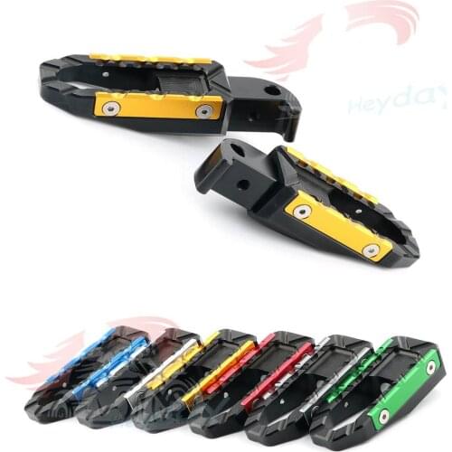 Motorcycle CNC Billet Wide Foot Pegs Pedals Rest Footpegs For Yamaha XSR700 XSR900 T-MAX530/500 XJR1300 FZ1 FZ6/FZ6R XJ6