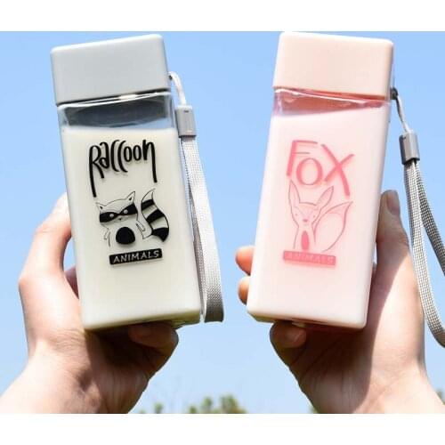 New Fox Bunny Children Baby Infant Leak Proof Cup Training Drinking Cup 350ml Juice Drinking Bottle
