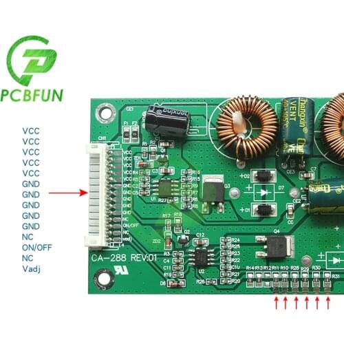19-45VDC CA-288 26-55 Inch LED LCD Backlight Boost Driver Board for 26-55 Inch LED TV Non-Isolated Power Supply Converter Module