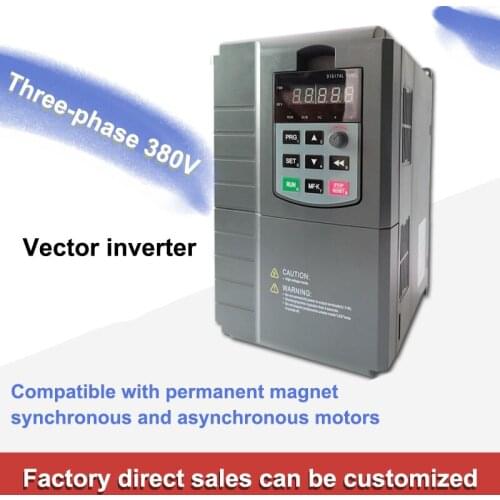 Frequency converter three-phase 380v5.5/7.5/11/15kw fan water pump motor industrial inverter vector type