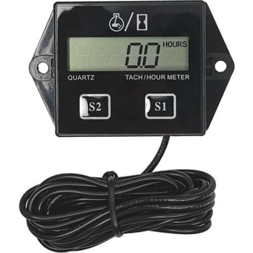 Motorcycle Digital Display Speed Timer Motorboat Engine Tachometer Universal Motorcycle Digital Gauge Speedometer Odometer