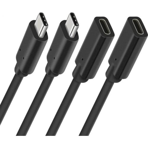 Hight Quality Type C USB 3.1 Male To USB-C Female Extension Cable 0.3M/0.5M/1M Data Cord Extender