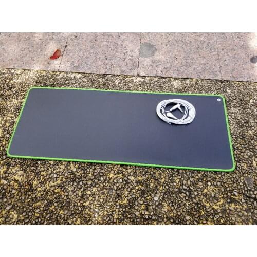 Earthing Desk Mat EMF protection for health 68*26cm with mouse wrist pad grounding cord green