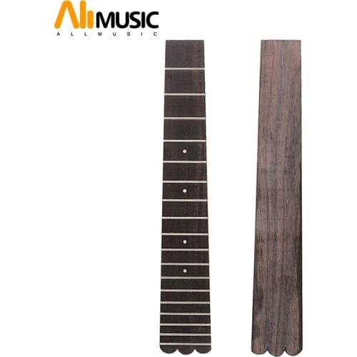 1 pcs/10 pcs26 Inch Tenor Rosewood Fish Tail 18 Fret Ukulele Fretboard with 4mm White Inlay Dot