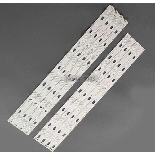 10SET=80PCS LED Backlight strip 12 lamp 43.6+41cm For Ko nka 42"TV KL42GT618 35017849 35017855 35017848