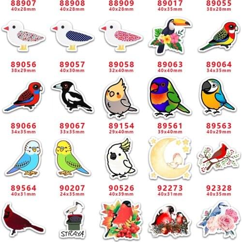 10pcs/Lot Cartoon Printed Flatback for Hair Bows LLAMA Planar Resin Cabochon Crafts DIY Phone Decoration PR88907