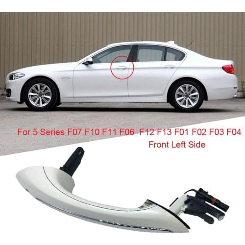51217276243 Front Left Exterior Door Handle For-bmw 5 / 6 / 7 Series F07 F10 F11 F06 F12 F13 F01 F02 F03 F04(white)