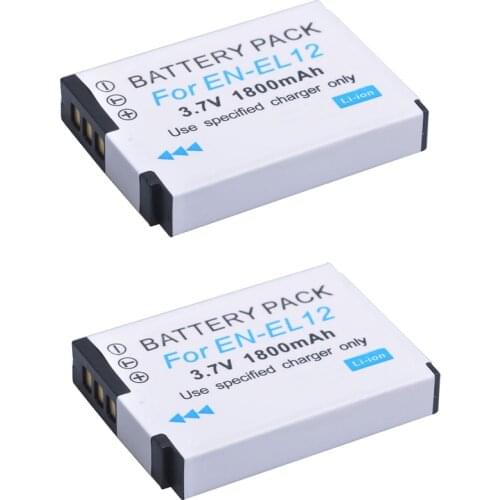 EN-EL12 EN EL12 Battery for Nikon Coolpix S610 S620 S630 S710 S1000pj P300 P310 S6200 S6300 S9500 S9900 S9700 AW120 AW110 S70