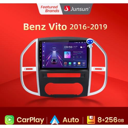 Junsun V1 Pro 4G Android 10.0 4G+64G Car Radio Multimedia Player For Mercedes Benz Vito 3 2014 - 2020 GPS Navigation no 2din dvd