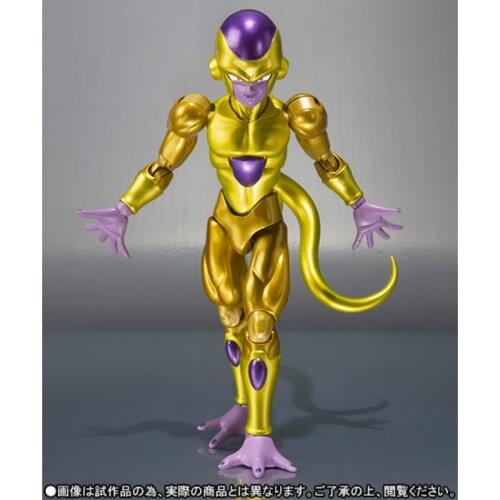 BANDAI Dragon Ball Z Super Saiyan Golden Frieza Action PVC Collection Model Toy Anime Figure Toys For Kids