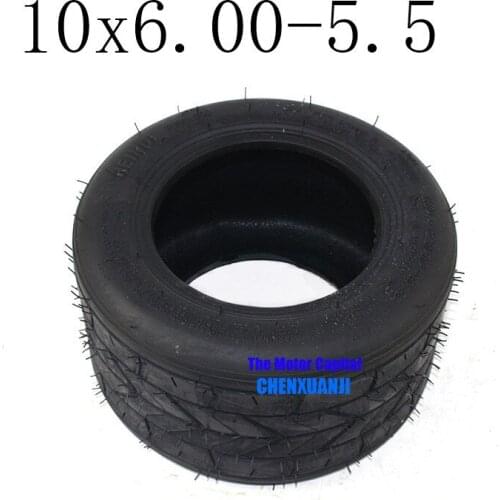 Free Shipping Super 10x6.00-5.5 Tubeless Vacuum Tires for Small Harley Motorcycle 5.5 Inch Electric Vehicle Wheel Motorcycle