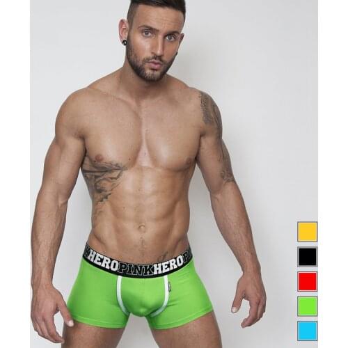 5 Colors Boxers Men Underwear Letter Cotton Soft Solid Color Underpants Breathable Cueca Boxer Mens Underpants Male Panties