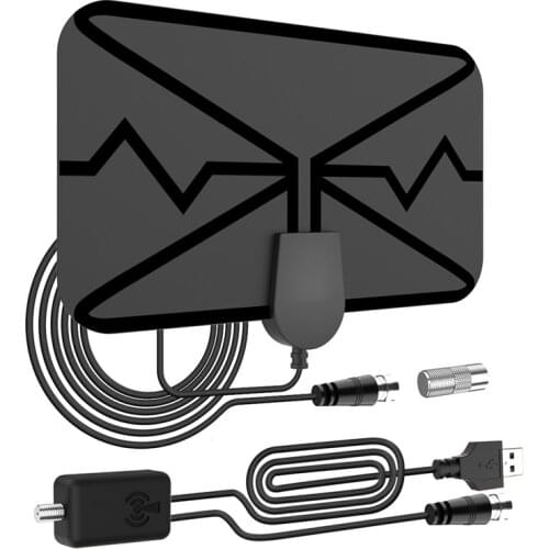 Teou tvhd Indoor 1500 Miles Digital Antena TV Aerial Amplified HDTV Antenna 4K DVB-T2 Freeview isdb-tb Local Channel Broadcast