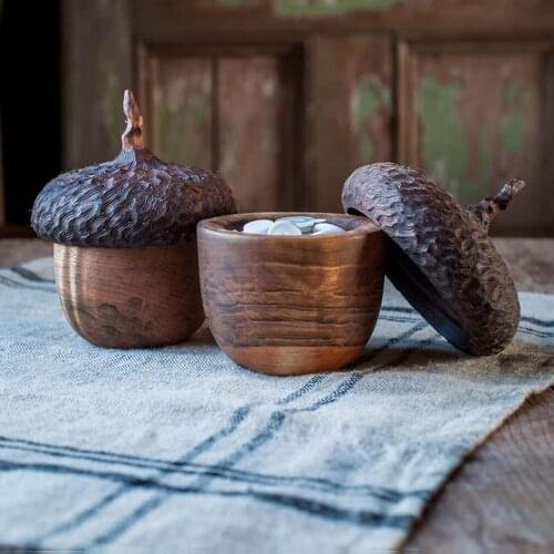 Resin Button Storage Box Jewelry Case Craft Home Courtyard Decorative Gift