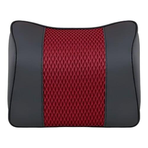 Breathable Car memory cotton lumbar car cushion inner seat belt waist back support headrest for driver and first officer
