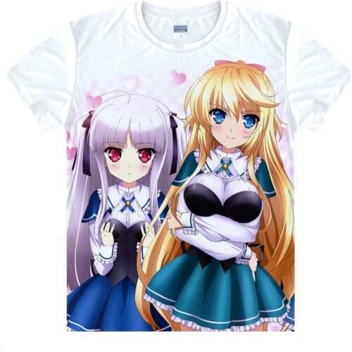 Absolute Duo T-Shirt Tor Kokonoe Shirt Cute Womens T-Shirts Anime clothes cute t-shirts Japan Anime cute clothes for girls a