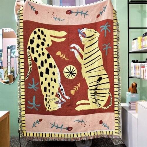 Tapestry Throw Blanket Carpet Decoration Pink Panther Original Single Sofa Mat