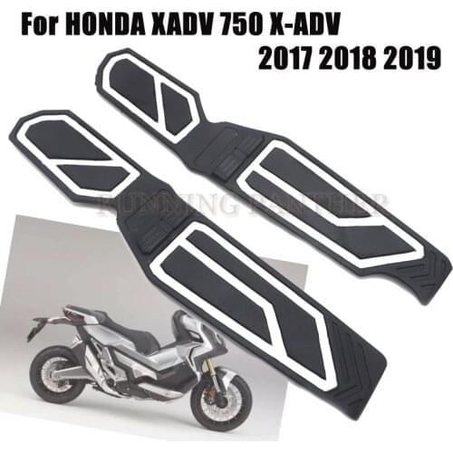 Foot Rest Footrest Carpet Footrest Plates Pedal Mats Mat Pad Cover for Honda X ADV 750 2017 2018 2019