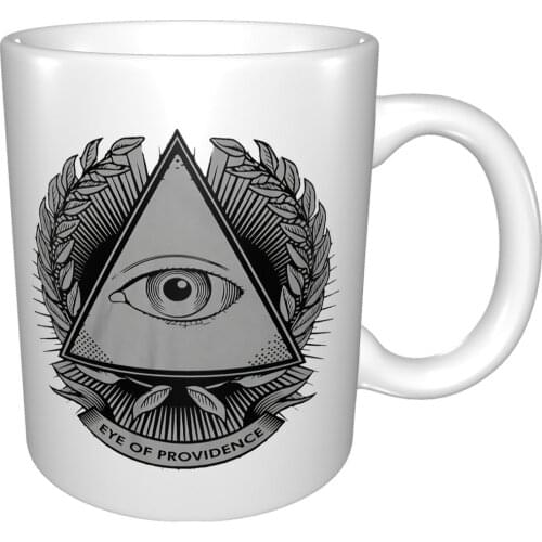 Eye Of Providence Illuminati All Seeing Mug Coffee Cup Coffee Mug Coda Mug Woman