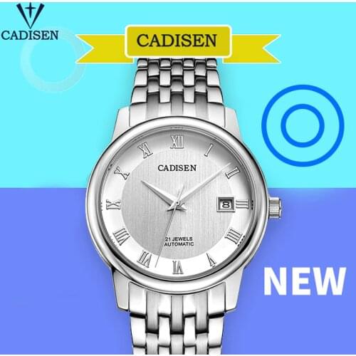 CADISEN Mens Watches Top Brand Luxury Watch Automatic/Mechanical/Classic /Business/Watch Men Waterproof Clock Male Reloj Hombre