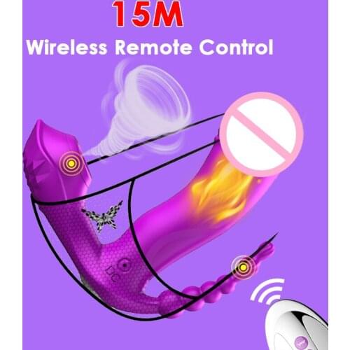 2021 New Arrivals 3 IN 1 Wear Dildo G-Spot Vagina Vibrator for Women Masturbators Sex Toys Womens Dildo Anal Toys Sex Machine