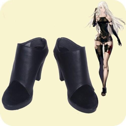 [Customize] PU Leather Game NieR : Automata A2 Cosplay Shoes Size 35-45 New 2017