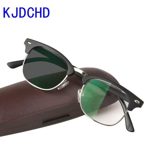 High quality ladies retro reading glasses men automatic color changing presbyopia hyperopia glasses gafas de lectura