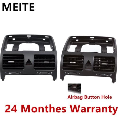 Coolant Front Dash Central Air Outlet AirVent With Button Hole For VW Jetta Golf GTI Rabbit MK5 1K0819728H 1K0819728F 1K0819728E