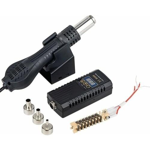 Hot Air Gun 8858 Micro Rework Soldering Station LED Digital Hair Dryer