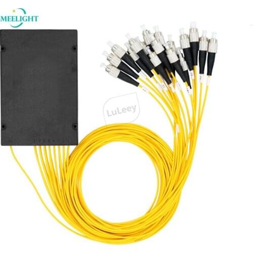 PLC 1x16 Splitter Box FC Optical Splitter Tail Fiber High Quality Ceramic Core